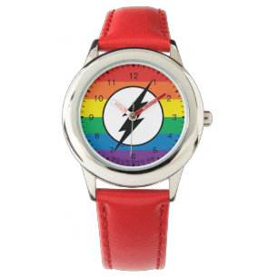 De Logo van de Regenboog van de Flits Horloge