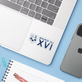 De logo van het 16e arrondissement sticker (Laptop met iPhone)