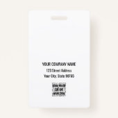 De Logo van het bedrijf met de Eerste en Laatste C Badge (Achterkant)