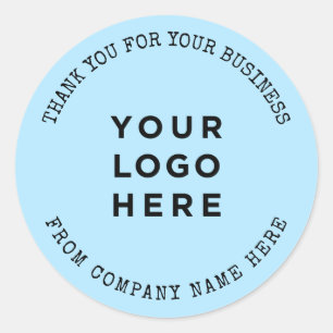 De Logo van het Bedrijf van de douane Dank u voor  Ronde Sticker