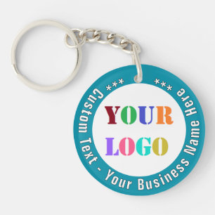 De Logo van het Bedrijf van de douane en de Bedrij Sleutelhanger