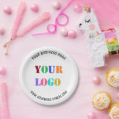 De Logo van het bedrijf van de douane en de Borden Papieren Bordje (Feest)