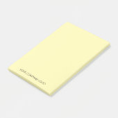 De logo van uw bedrijf, gepersonaliseerd post-it® notes (Schuin)