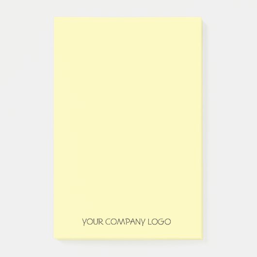 De logo van uw bedrijf, gepersonaliseerd post-it® notes (Voorkant)