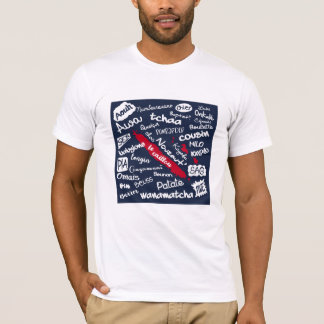 De lokale Caillou humour, Nieuw-Caledonië T-shirt