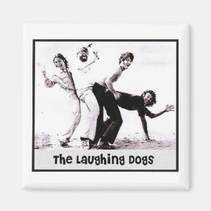 De lolende Honden Retro Magnet Magneet