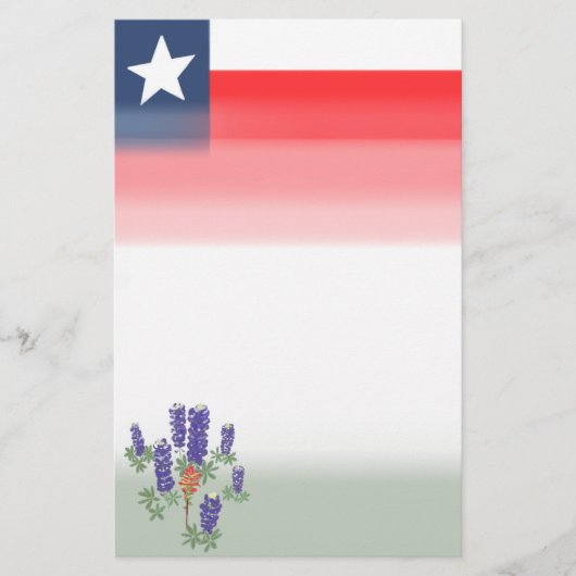 De Lone Star State () briefpapier (Voorkant)