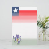 De Lone Star State () briefpapier (Staand voorkant)