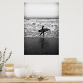 De Lone Surfer en het Zee Poster (Keuken)