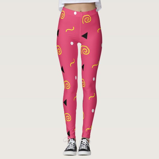De Look Pink leggings (Voorkant)