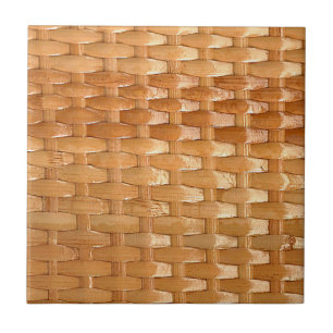 De look van Lacquer Wicker Basketweve Texture Tegeltje