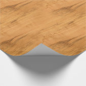 De look van Maple Wood Grain Texture Cadeaupapier (Hoek)