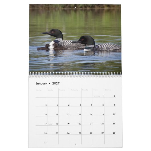 De Loon-agenda Kalender (Jan 2027)