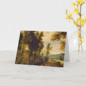 De loop naar Emmaus met Christus Kaart (Gele Bloem)