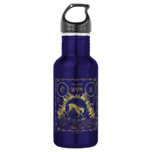 De loop van de Qilin Golden Water Tapestry Waterfles