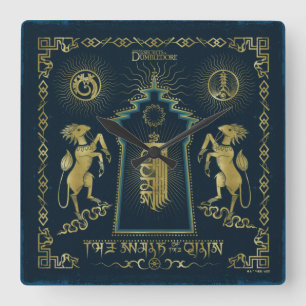 De loop van de Tapestry van de Qilin Golden Tower Vierkante Klok