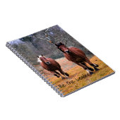 De looppaarden zijn de leider notitieboek (Rechterzijde)