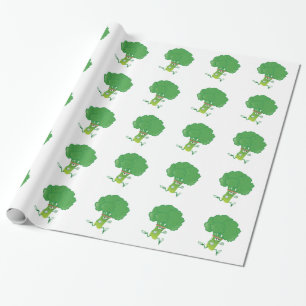 De Lopende Broccoli van Retron Cadeaupapier