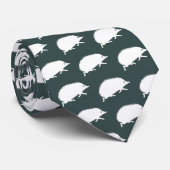 De lopende egel kiest Uw Eigen Kleur Stropdas (Opgerold)