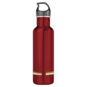 De loper - Sport monogram Waterfles (Achterkant)