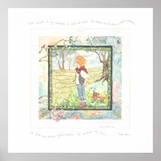 De LORD is mijn herder. Poster (Voorkant)