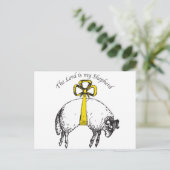 De LORD is mijn herder Psalm 23 Briefkaart (Staand voorkant)
