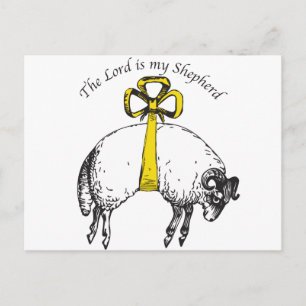 De LORD is mijn herder Psalm 23 Briefkaart