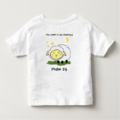 De LORD is mijn herder Psalm 23 t-shirt (Achterkant)
