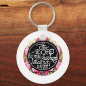 De LORD is mijn Shepherd.. Button Sleutelhanger (Voorkant)