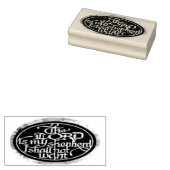 De LORD is mijn Shepherd... Houten kunststempel Rubberstempel (Gestempeld)