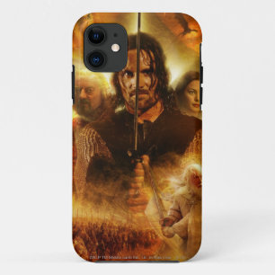 DE LORD VAN DE RINGS: ROTK Aragorn Movie Poster iPhone 11 Hoesje