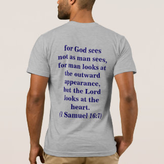 DE LORD ZIET NAAR HET HART T-SHIRT