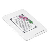 De Lord's Prayer koelkastmagneet Magneet (Rechterzijde)