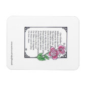 De Lord's Prayer koelkastmagneet Magneet (Horizontaal)