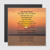 De Lord's Prayer Magnetic Kaart (Voorkant / Achterkant)