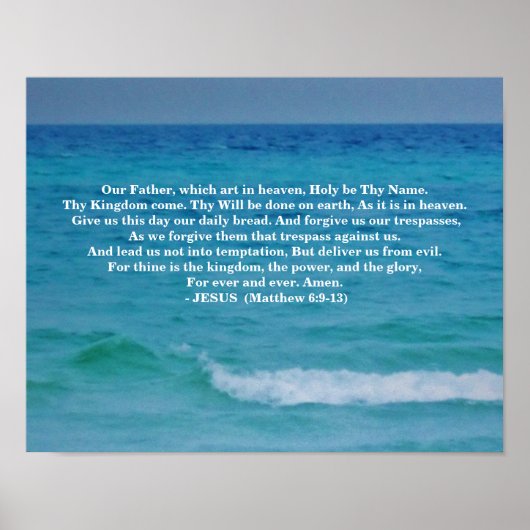 DE LORDS PRAYER POSTER (Voorkant)