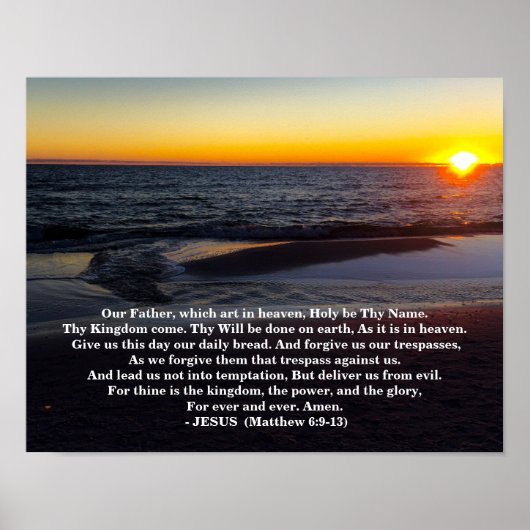 DE LORDS PRAYER POSTER (Voorkant)