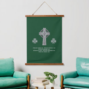 De Lorica van Saint Patrick Gebed (kort) Hangend Wandkleed
