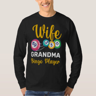 De Lottery Nan van de Bezoeker van het Bingo van d T-shirt