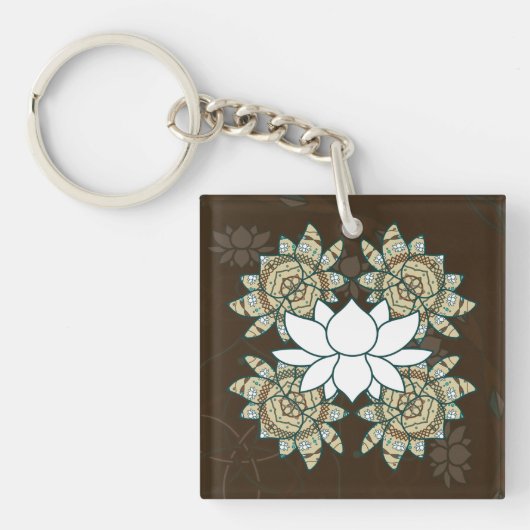 De Lotus Acrylic Sleutelhanger (Voorkant)