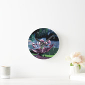 De Lotus en de Dragonfly Ronde Klok (Huis)