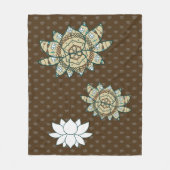 De Lotus Fleece Blanket (Voorkant)