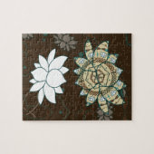 De Lotus puzzel Legpuzzel (Horizontaal)