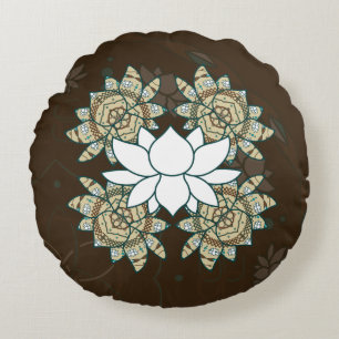 De Lotus Ronde Kussen