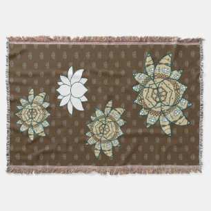 De Lotus Throw Blanket Deken
