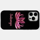 De lotusbloem gepersonaliseerd Case-Mate iPhone case (Achterkant (horizontaal))