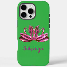 De lotusbloem gepersonaliseerd iPhone 16 pro max hoesje