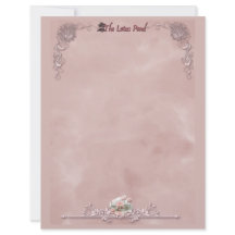 De Lotusvijver briefpapier