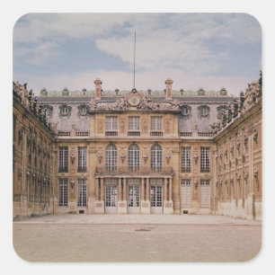 De Louis XIII Courtyard of de Marmer Vierkante Sticker