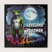 De Loveland Frogman | Ohio Cryptid Legpuzzel (Verticaal)